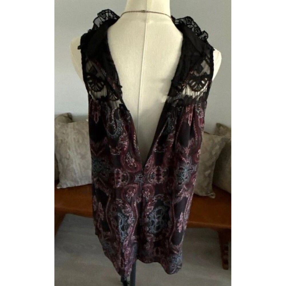 Womens Boho Short Formal Romper Paisley Lace Cocktail Size M by BCBG Generation - Picture 13 of 16